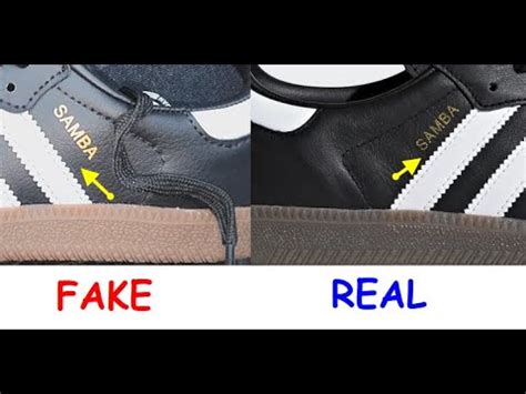 how to check fake adidas samba|adidas samba genuine vs fake.